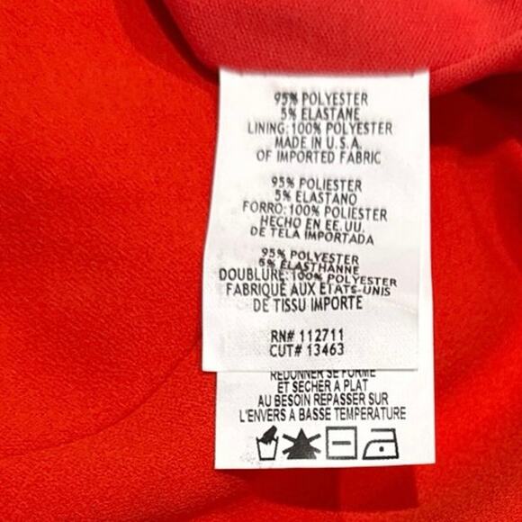 MSRP $525 Jay Godfrey Orange Maxi Dress – Size 4 | Halter & Front Slit QUICKSHIP - Picture 6 of 8